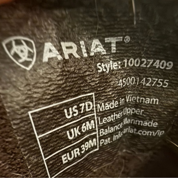 Ariat Men\'s Spitfire Slip-On Boots Size 7D